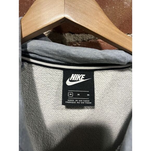 Nike Sportswear Womens Blue Pullover Hooded Sweatshirt Size Medium - Picture 3 of 3